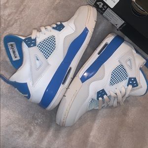 Size 4.5 Youth Retro military Jordan 4s